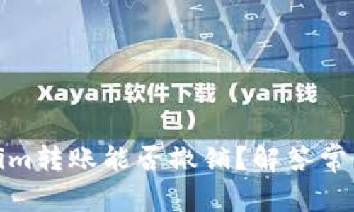 Tokenim转账能否撤销？解答常见疑虑