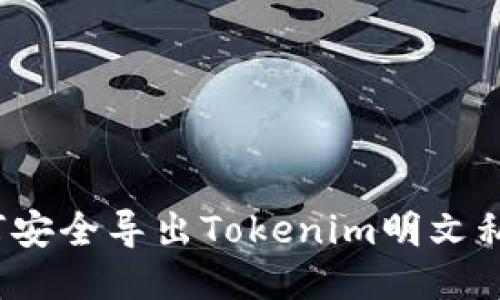 如何安全导出Tokenim明文私钥？
